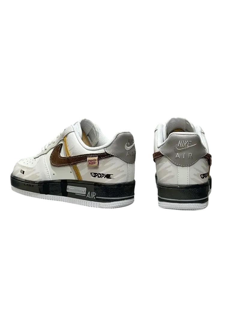 Nike Air Force 1 Panda Prank Fog Wrapped