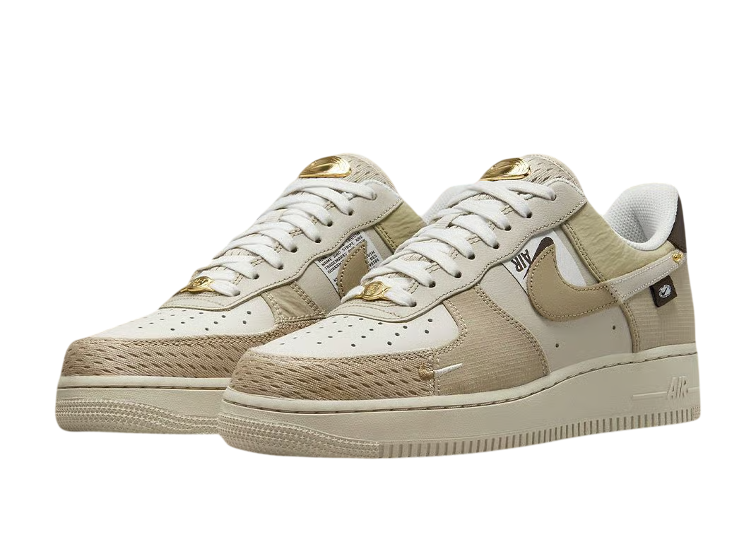 Nike Air Force 1 Low Tan Bling