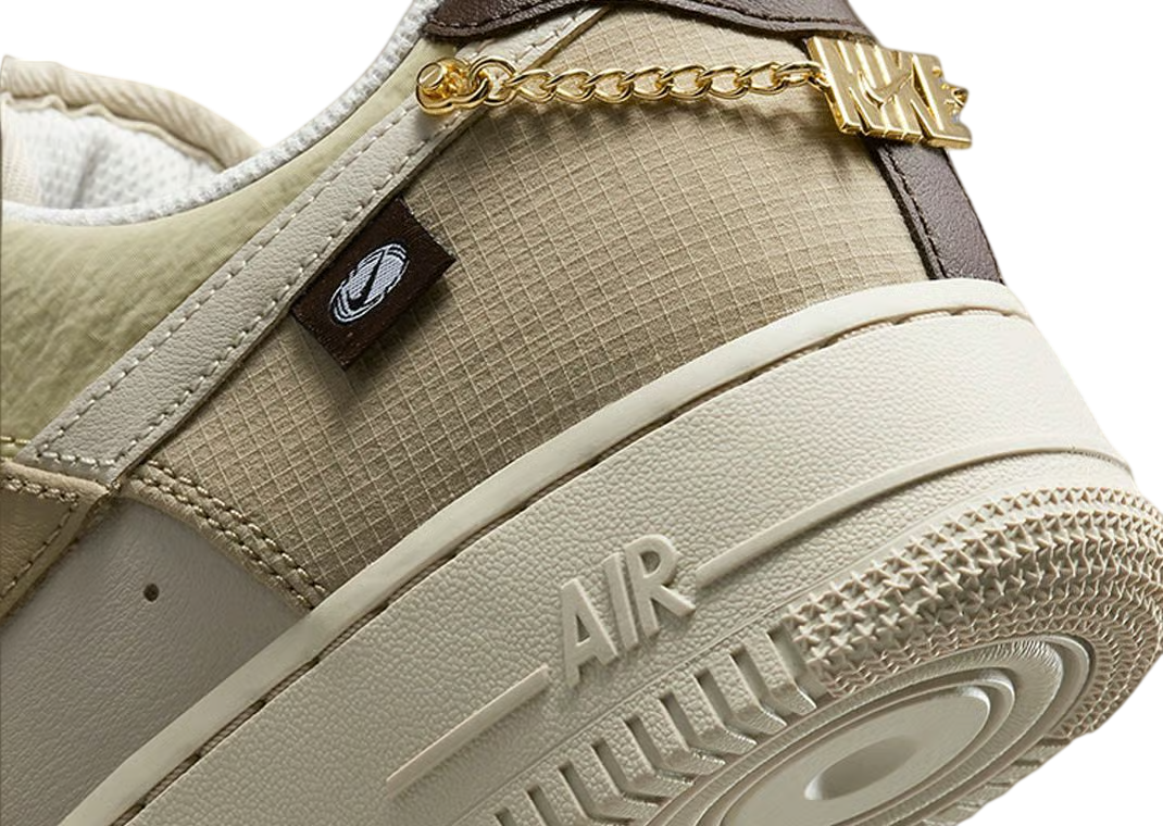 Nike Air Force 1 Low Tan Bling