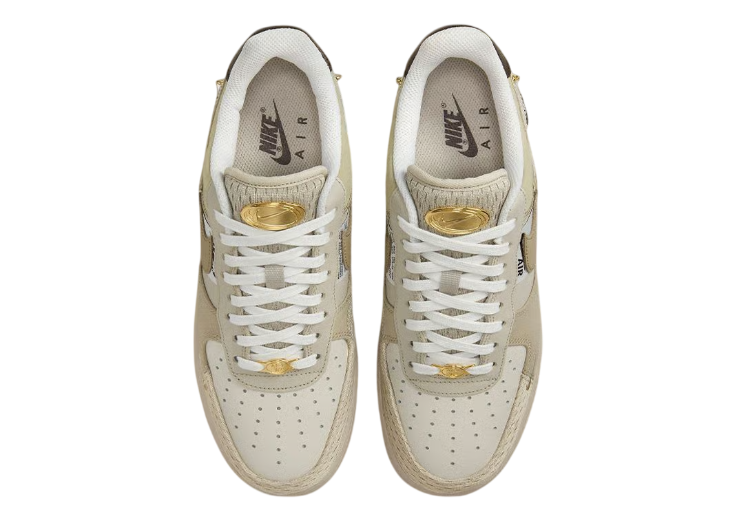 Nike Air Force 1 Low Tan Bling