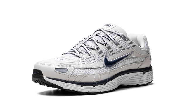 Nike P 6000 - White, Silver & Blue