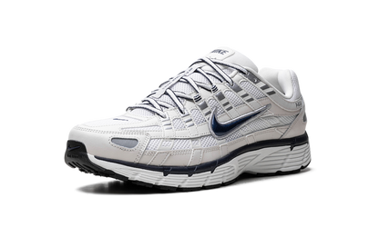 Nike P 6000 - White, Silver & Blue