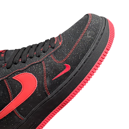 Nike Air Force 1 Black Red Swan Starry Sky