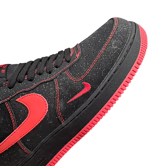 Nike Air Force 1 Black Red Swan Starry Sky