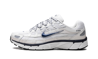 Nike P 6000 - White, Silver & Blue