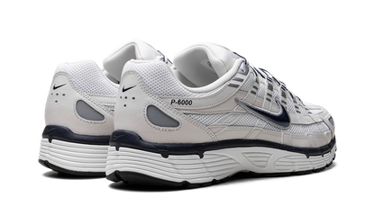 Nike P 6000 - White, Silver & Blue